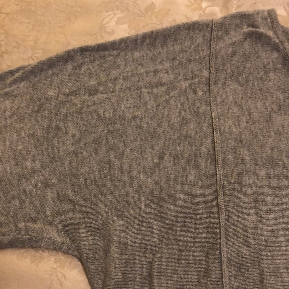 TRIBAL XL ASYMMETRICAL SOFT GREY LONG SLEEVE SWEATER COTTON/RAYON BLEND - #356 - Picture 9 of 10